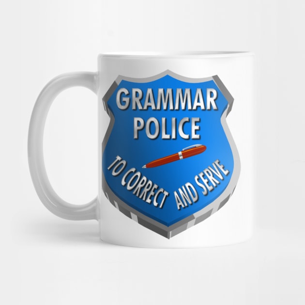 Grammar Police | To Correct & Serve by cdclocks